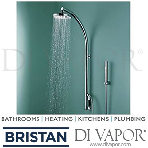 Bristan Prism Shower Pole with Diverter To Handset - Chrome - Spare Parts - BR DV 241